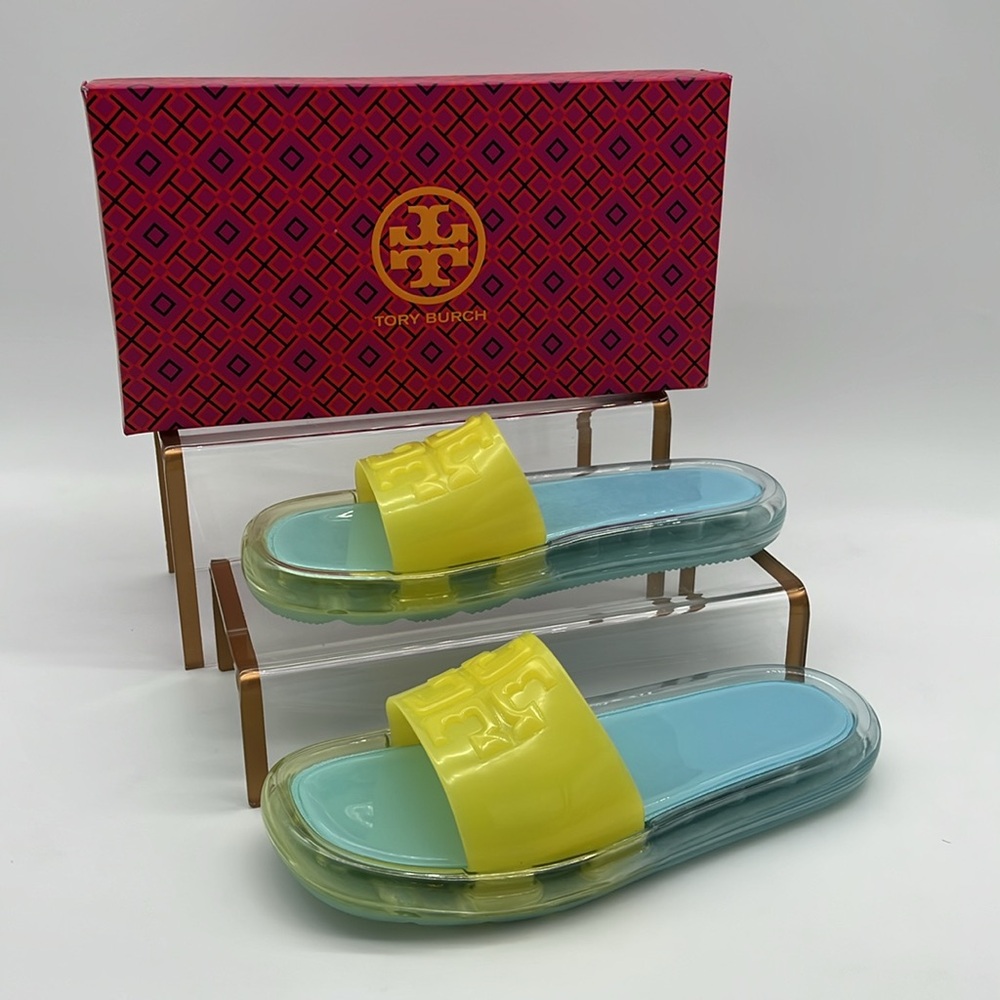 Tory Burch Bubble Jelly Island Blue/Firefly